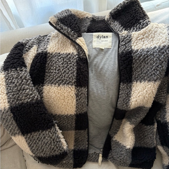 Dylan LA plaid Sherpa jacket - Picture 2 of 3